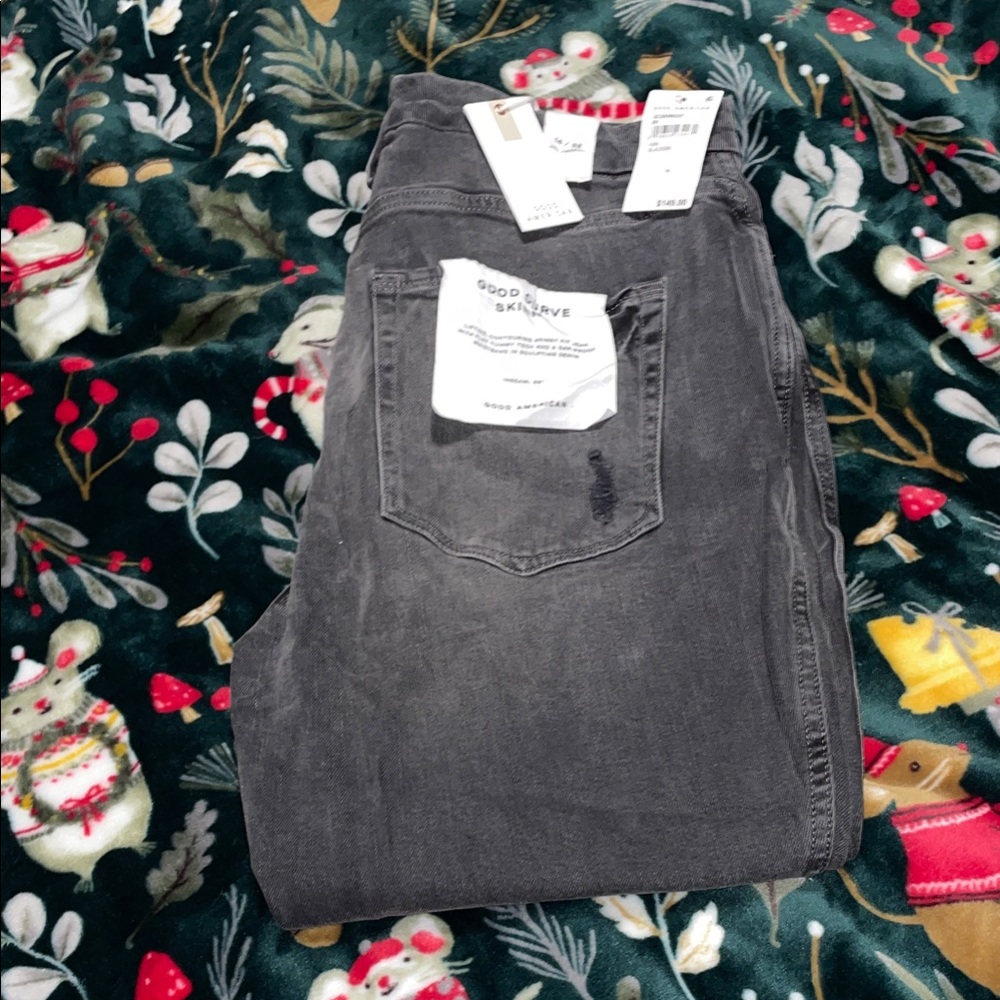 Good American Gray Denim Jeans